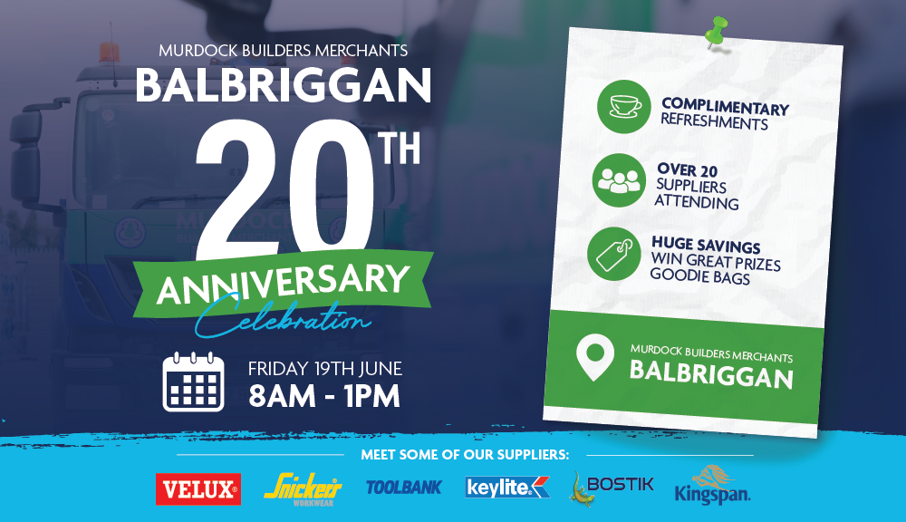 Murdock Builders Merchants Balbriggan 20th Anniversary